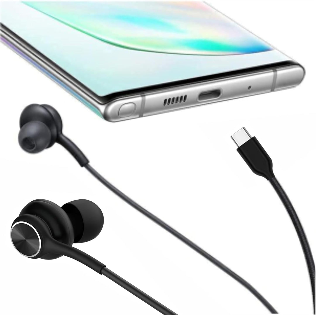 GWVTJQ Auriculares con cable USB-C intrauriculares, con 3 años de g...