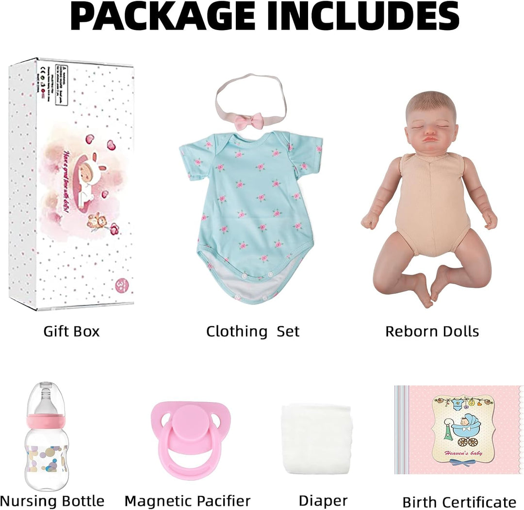 Muñecas Realistas de Bebé Reborn - Rosalie de 18 pulgadas Bebé Reci...