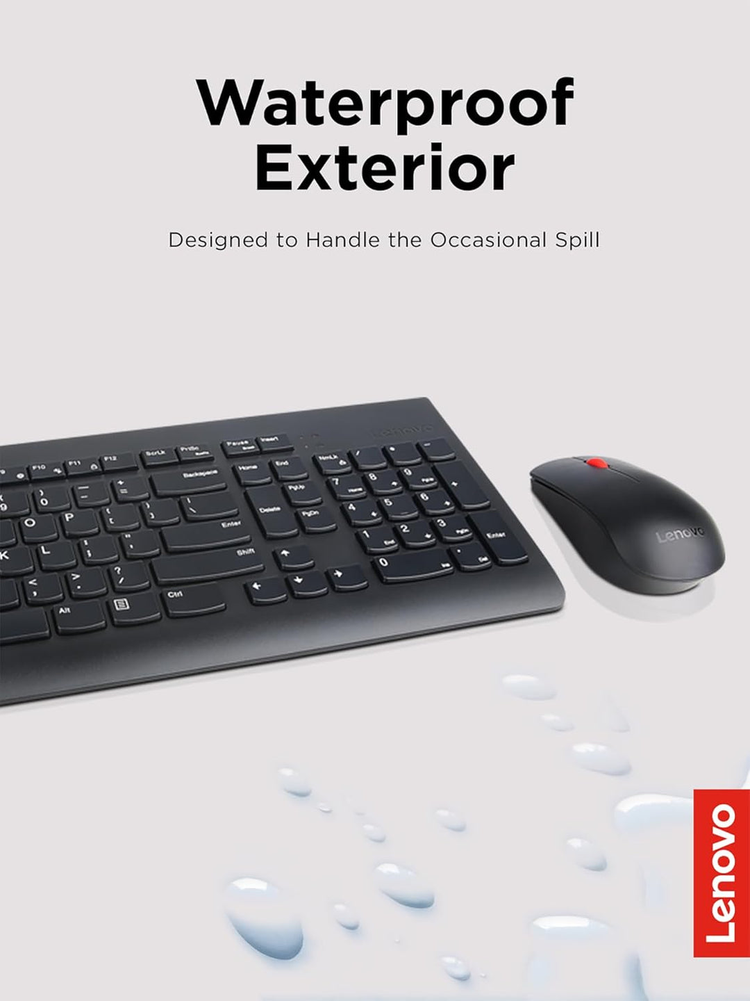Lenovo Combo de Teclado y Ratón Inalámbricos 510, receptor USB Nano...