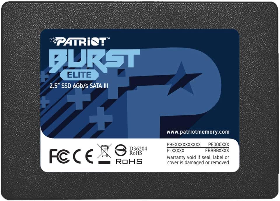 Patriot Memory Burst Elite SATA 3 240GB SSD 2.5 Pulgadas Unidad de...
