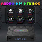 R69 Max Android TV Box con 4GB RAM 64GB ROM, 8K decodificación 2.4/5.0Ghz