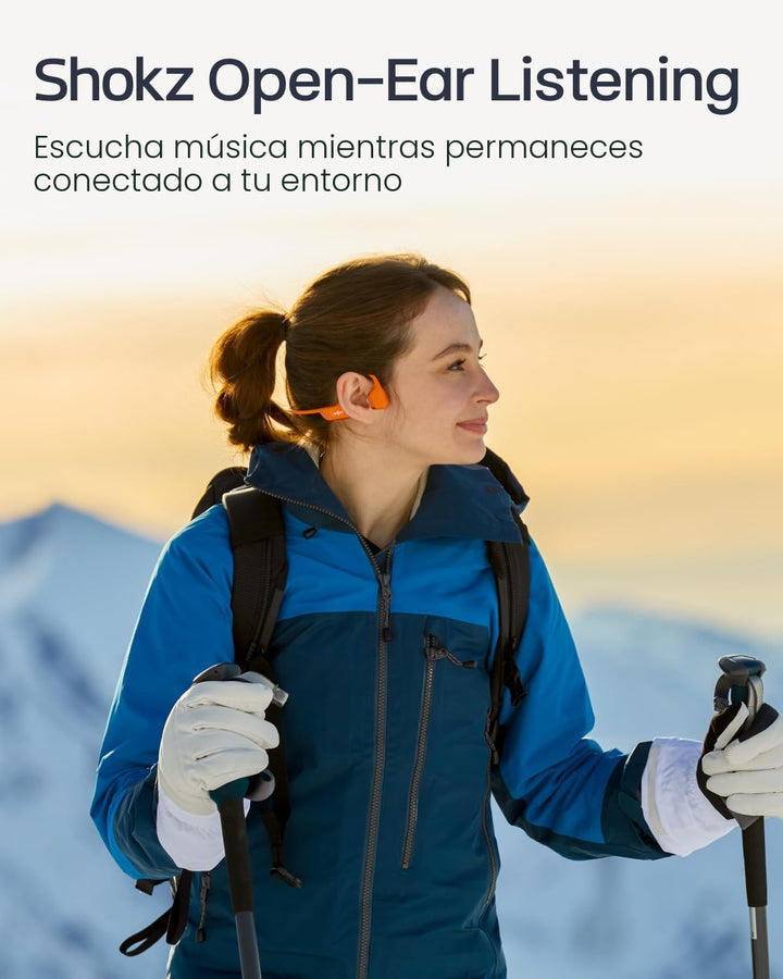 SHOKZ OpenRun Pro 2 - Auriculares de conducción ósea, auriculares d...