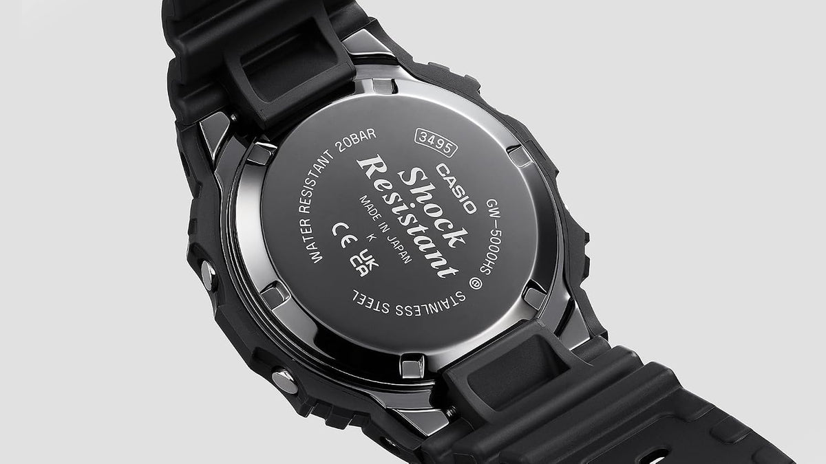 Casio G-Shock Serie 5000 Reloj digital de resina negra GW5000HS-1