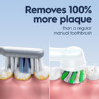 Oral-B Pro 5000 Smartseries - Cepillo de dientes eléctrico, cepillo para polvo de dientes blanco., White Edition.