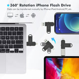 Unidad flash con certificación MFi de Apple de 512 GB, Memory Stick...