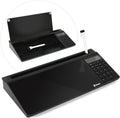 Varhomax Glass Desk Whiteboard Gray con Calculator