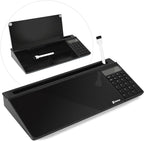 Varhomax Glass Desk Whiteboard Gray con Calculator
