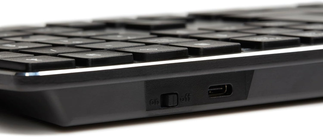 Combo de teclado y ratón inalámbricos Amazon Basics Ultra Premium -...