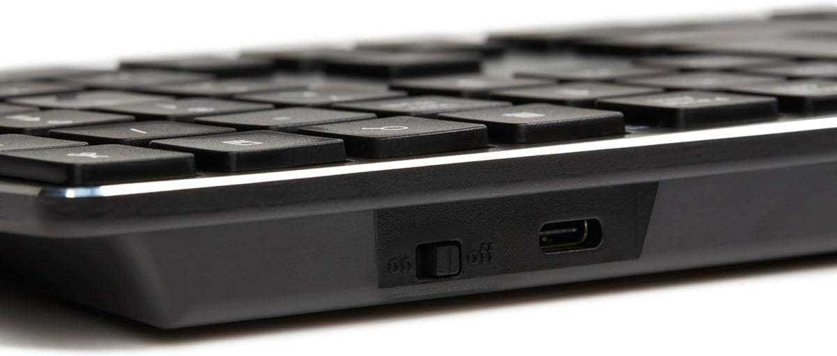 Combo de teclado y ratón inalámbricos Amazon Basics Ultra Premium -...