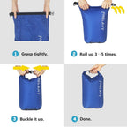 Frelaxy Dry Bag - Paquete de 5, saco seco ultraligero e impermeable para