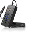 sentank, hub USB 3.0 de 14 puertos, alimentado