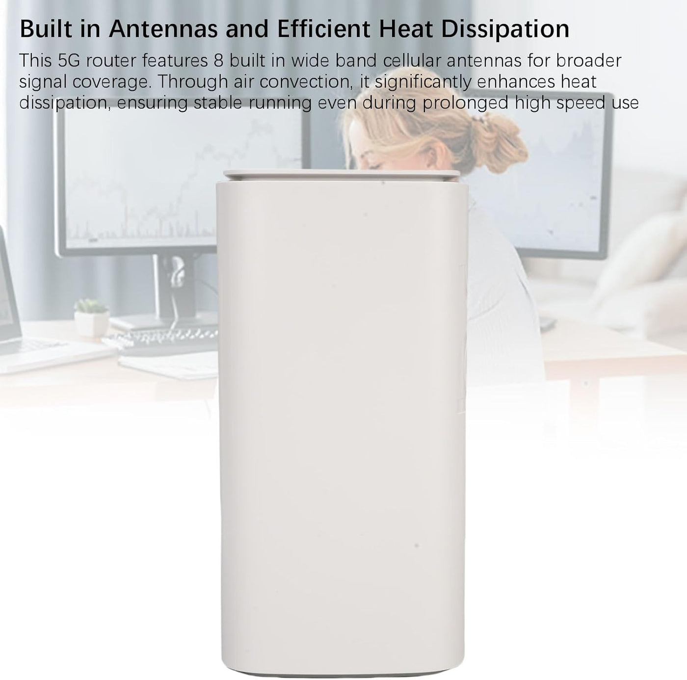 Router 5G CPE con ranura para tarjeta SIM, 4.67Gbps de alta velocid...