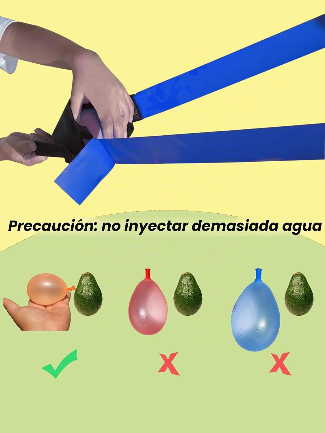 Lanzador de globos de agua resistente 500 yardas 2026 actualización