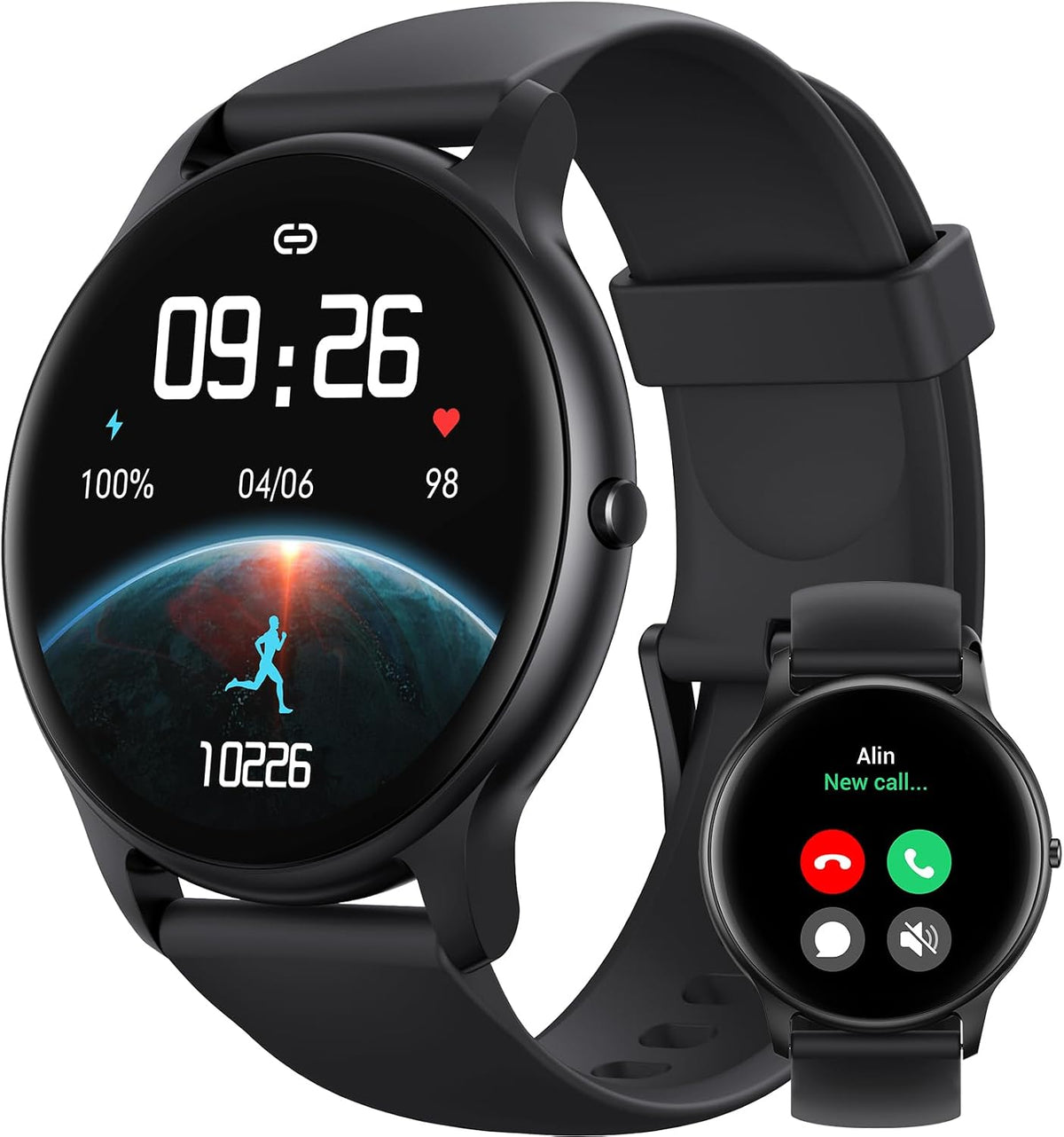 Parsonver Reloj inteligente para hombres y mujeres (respuesta/hacer