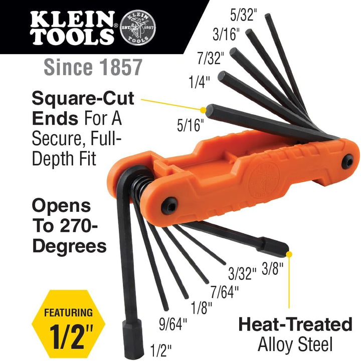 Klein Tools El kit de herramientas manuales 80141 incluye alicates,...