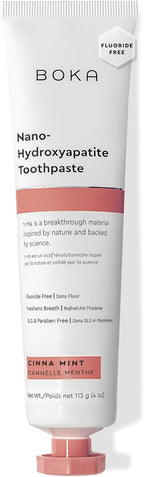 Boka Pasta de dientes sin flúor, pasta de dientes nano hidroxiapati...