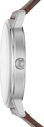 Reloj de hombre Emporio Armani de tres agujas con correa de acero inoxidable o cuero