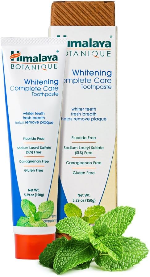 Himalaya Botanique Complete Care - Pasta de dientes blanqueadora, s...