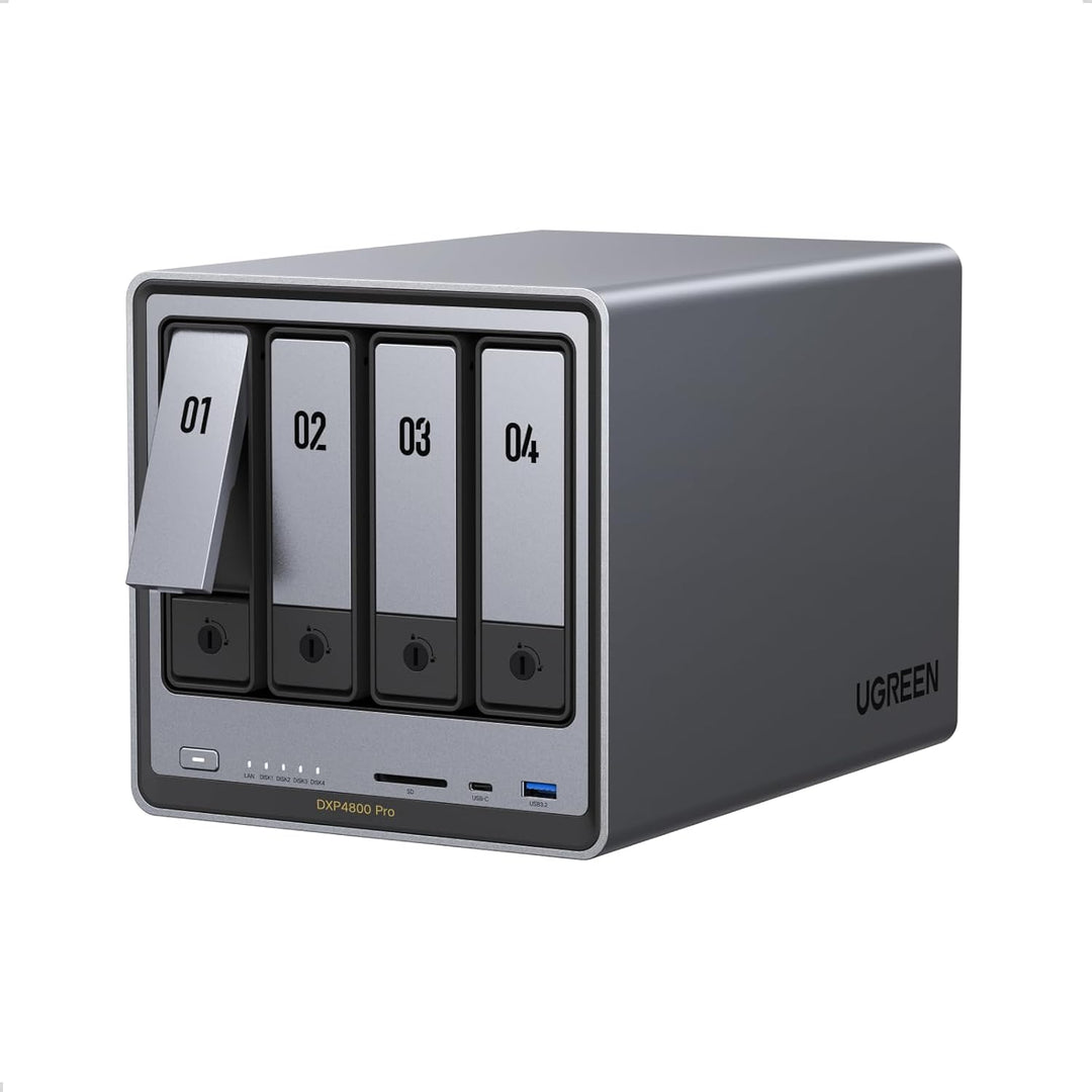 UGREEN NAS DXP4800 Pro 4 Bay Desktop Network Storage Attached Stora...