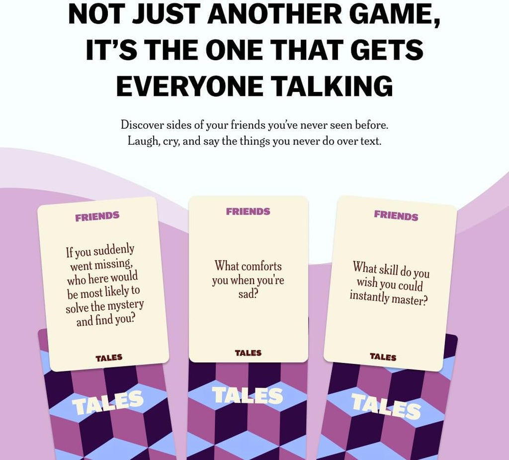 TALES 150 tarjetas de conversación, edición de amigos, conoce a tus amigos