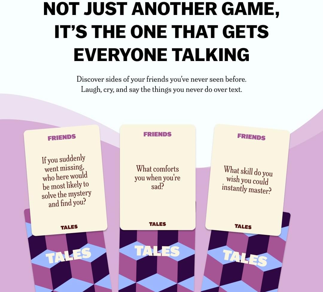 TALES 150 tarjetas de conversación, edición de amigos, conoce a tus amigos