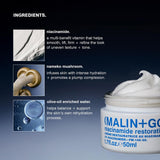 MalinGoetz Crema restauradora de niacinamida 17flOzE50ml