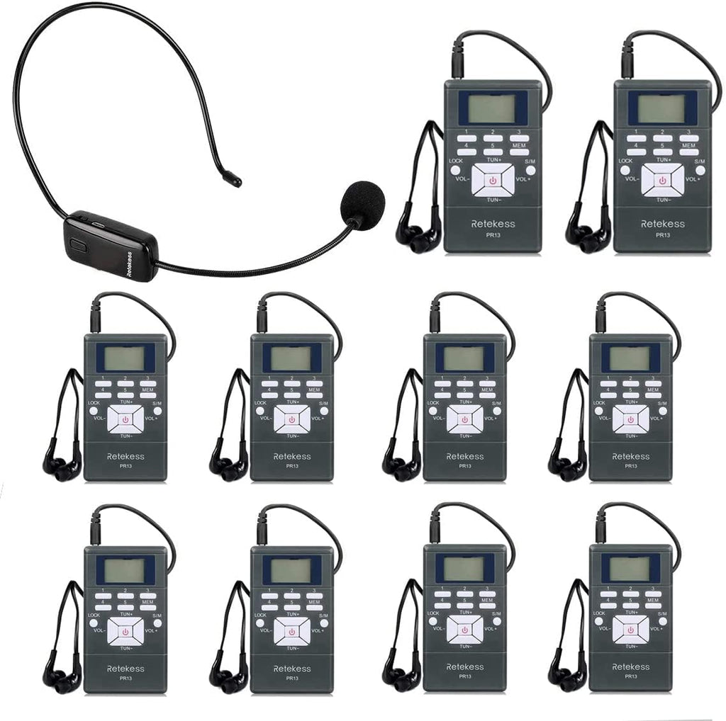Retekess TR503 Sistema de Asistencia Auditiva de la Iglesia, Equipo de Traducción, 34/38 ES