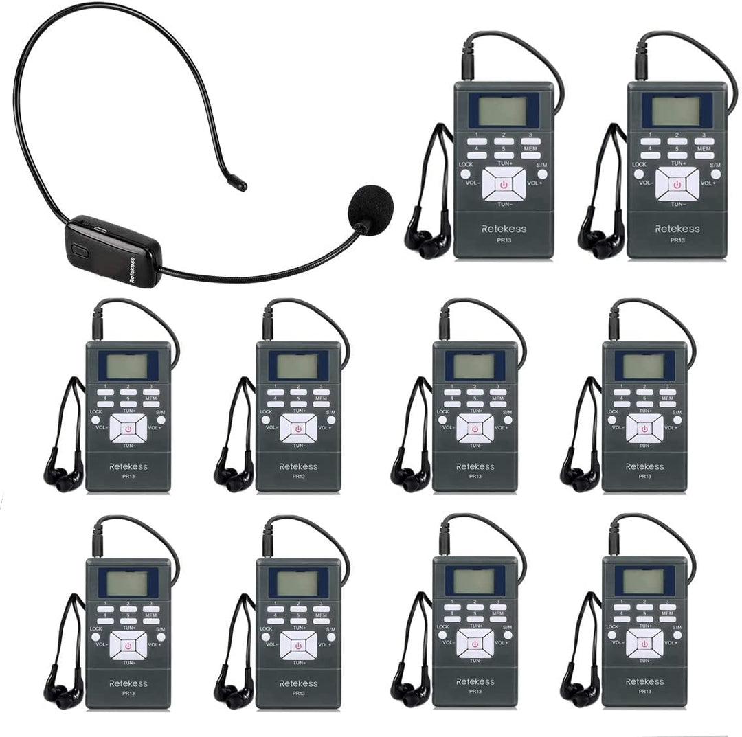 Sistema de traducción para iglesia Retekess con 1 transmisor TR503...