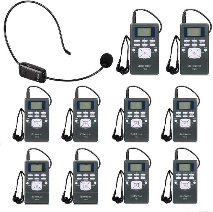 Sistema de traducción para iglesia Retekess con 1 transmisor TR503...