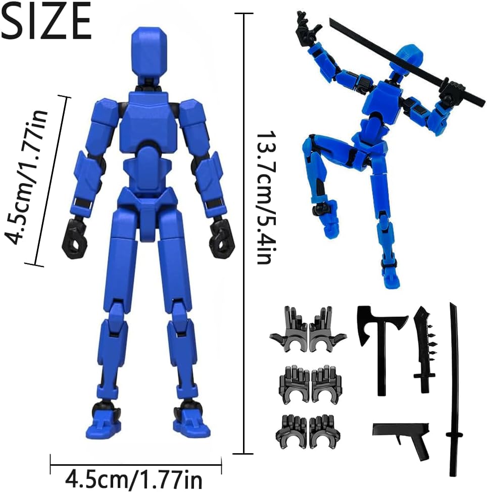 DANONI Titan13 Figura de Acción, Lucky Robot 13 Figuras de Acción,...
