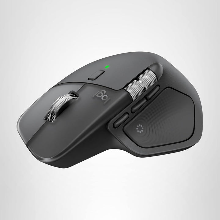 Logitech MX Master 4, ratón inalámbrico ergonómico con retroaliment...