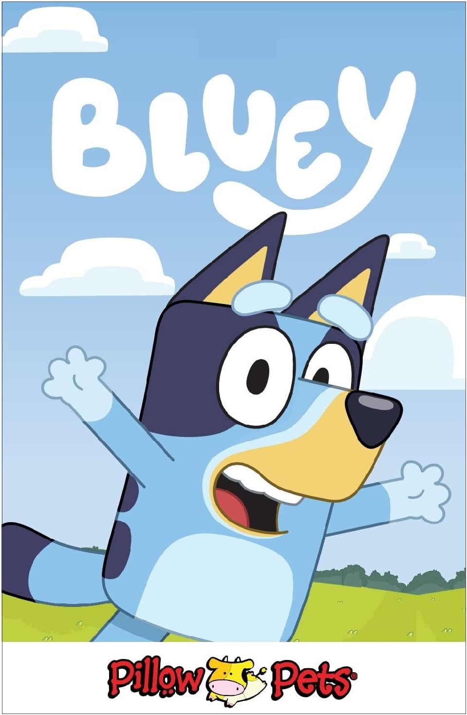 Pillow Pets Juguete de peluche de 16 pulgadas Bluey, BBC Studios pa...
