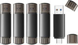 JOIOT Unidad flash USB C de 64 GB, unidad flash USB 3.0 dual tipo C...