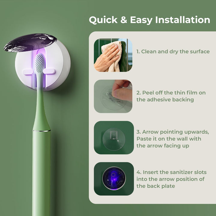 Oday Cepillo de dientes eléctrico Sonic para adultos con soporte de...