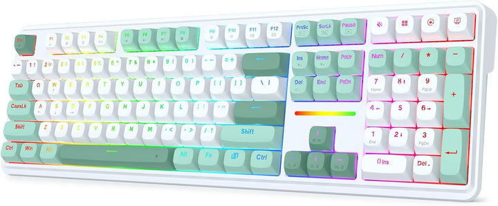 Redragon K745 HE Teclado para juegos de disparo rápido, teclado mec...