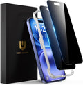 UNBREAKcable Protector de Pantalla de Privacidad para iPhone 16, Paquete de 2
