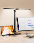 Lámpara Lámpara de escritorio LED para oficina y hogar, luz de escritorio de arquitecto ajustable con adaptador USB, luz de escritorio de atenuación continua para lectura, estudio, banco de trabajo