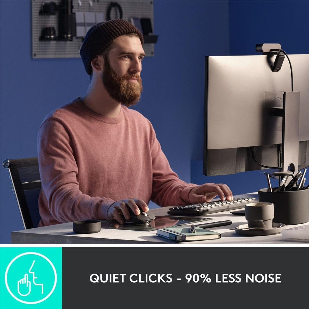 Logitech MX Master 3S - Mouse inalámbrico de rendimiento con despla...