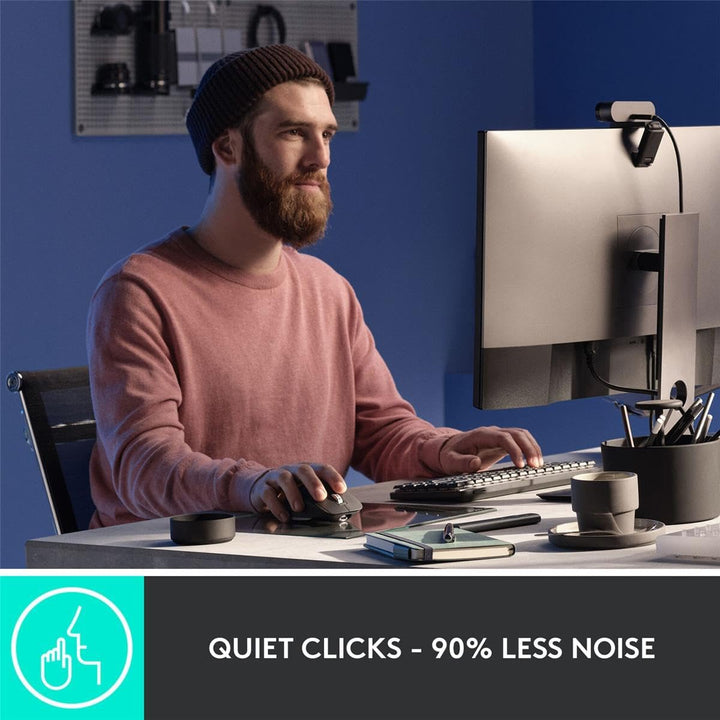 Logitech MX Master 3S - Mouse inalámbrico de rendimiento con despla...