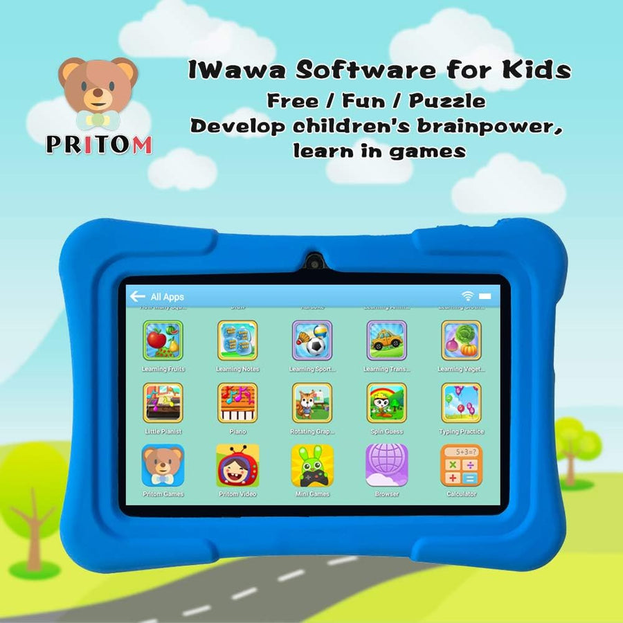 PRITOM Tabletas para niños de 7 pulgadas, Tablet Android 13 para ni...