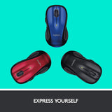 Logitech M510 - Mouse inalámbrico para computador Forma cómoda con...