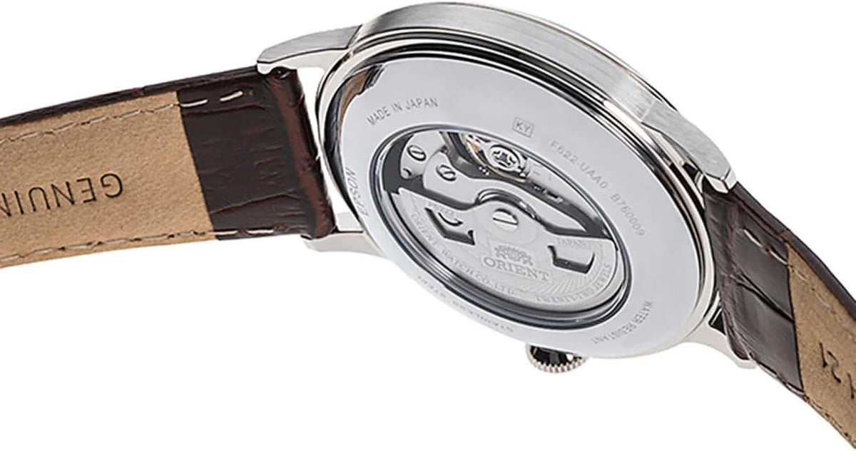 Reloj Orient Bambino Small Seconds automático, japonés, con correa de cuero, 21 mm, para hombre