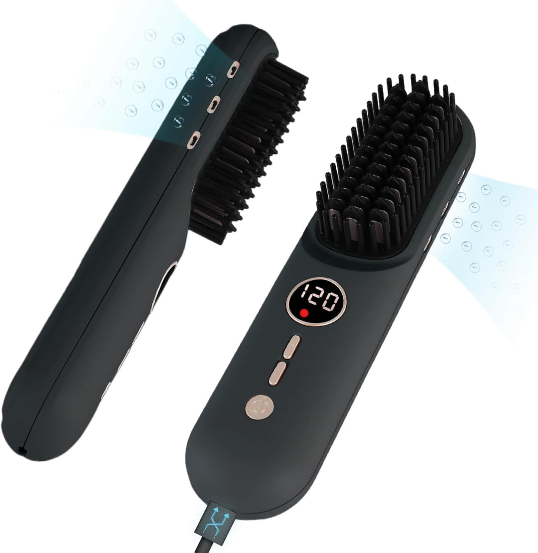 TANSHINE Go Brush Pro 2026 Cepillo alisador de cabello inalámbrico,...