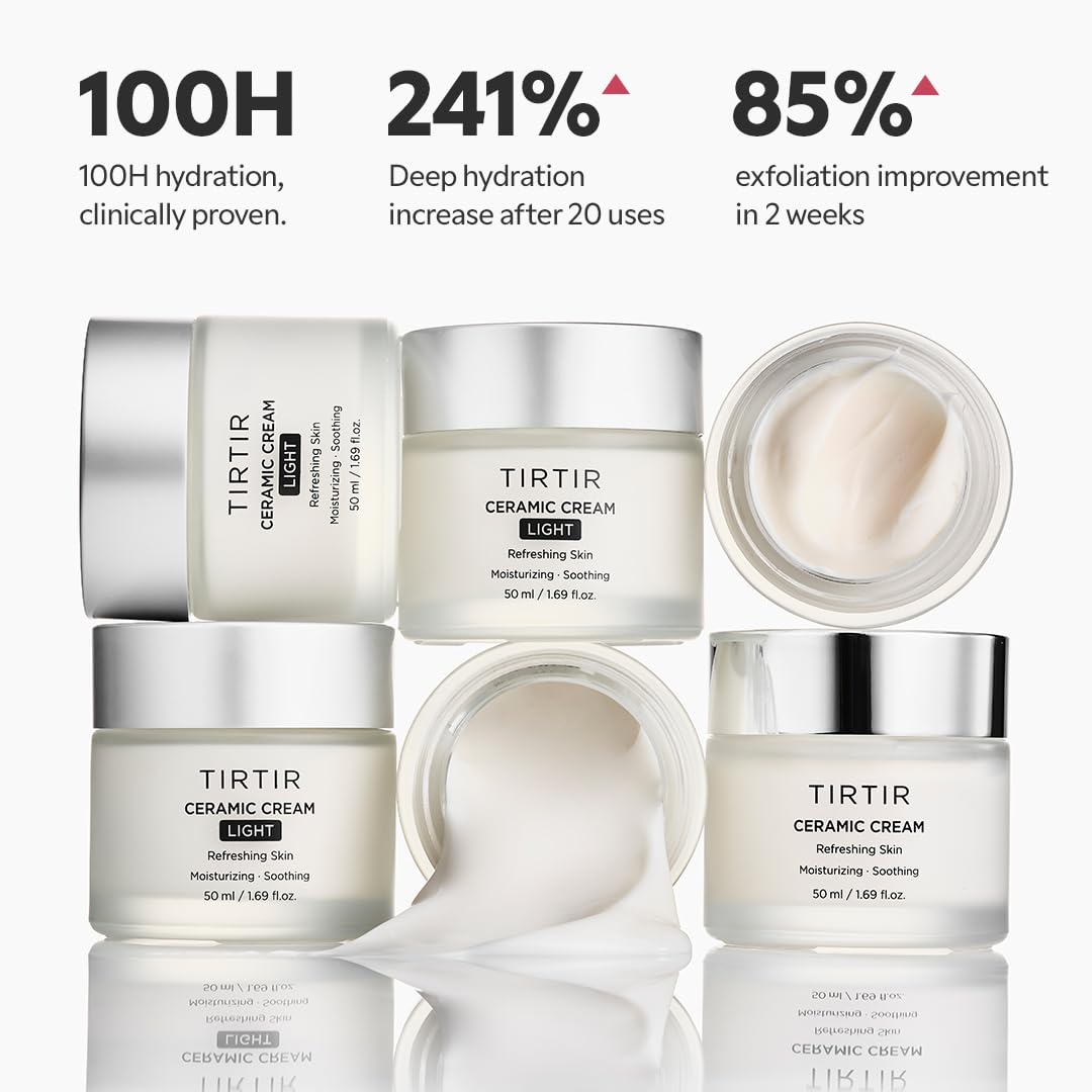 TIRTIR Crema de ceramida natural | Hidratante profundo para piel de...