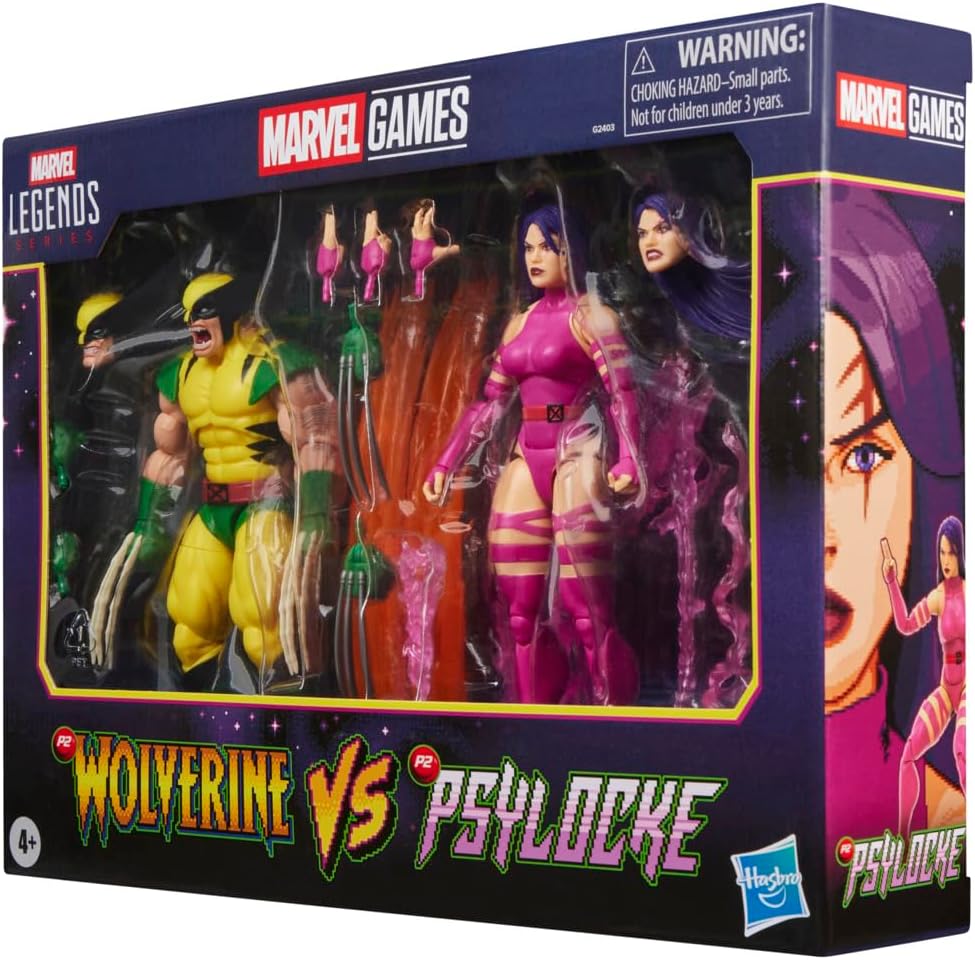 Marvel Serie Leyendas Wolverine vs Psylocke