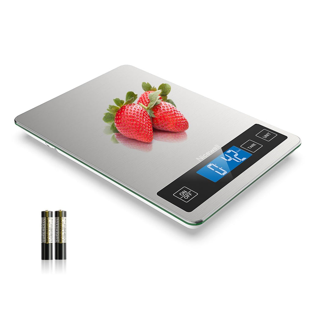 Báscula de alimentos de 22 libras digital para cocinar hornear