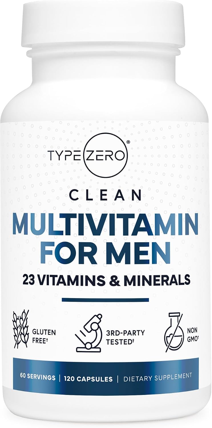 Type Zero Cápsulas multivitamínicas para hombres (120 cápsulas) (12...