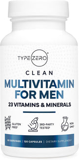 Type Zero Cápsulas multivitamínicas para hombres (120 cápsulas) (12...