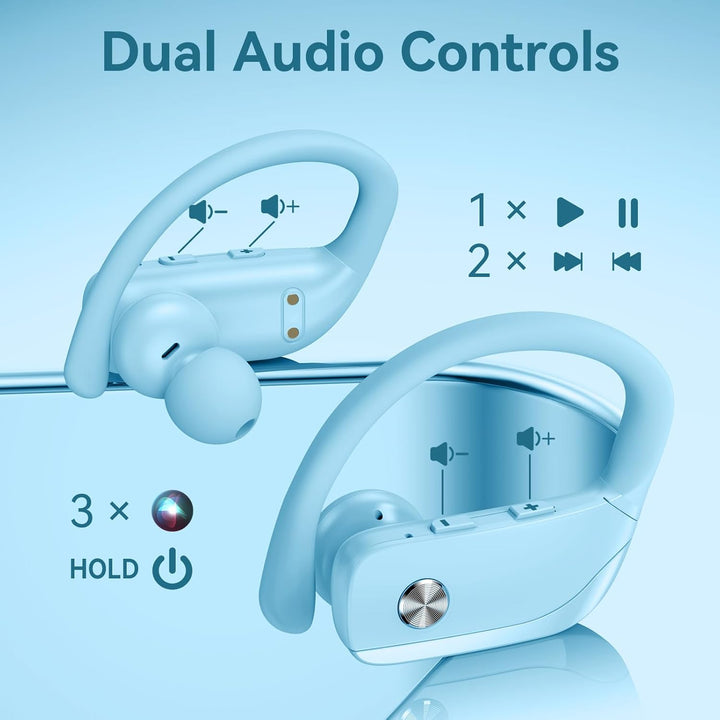 Auriculares bmani, auriculares inalámbricos Bluetooth con 80H de ti...
