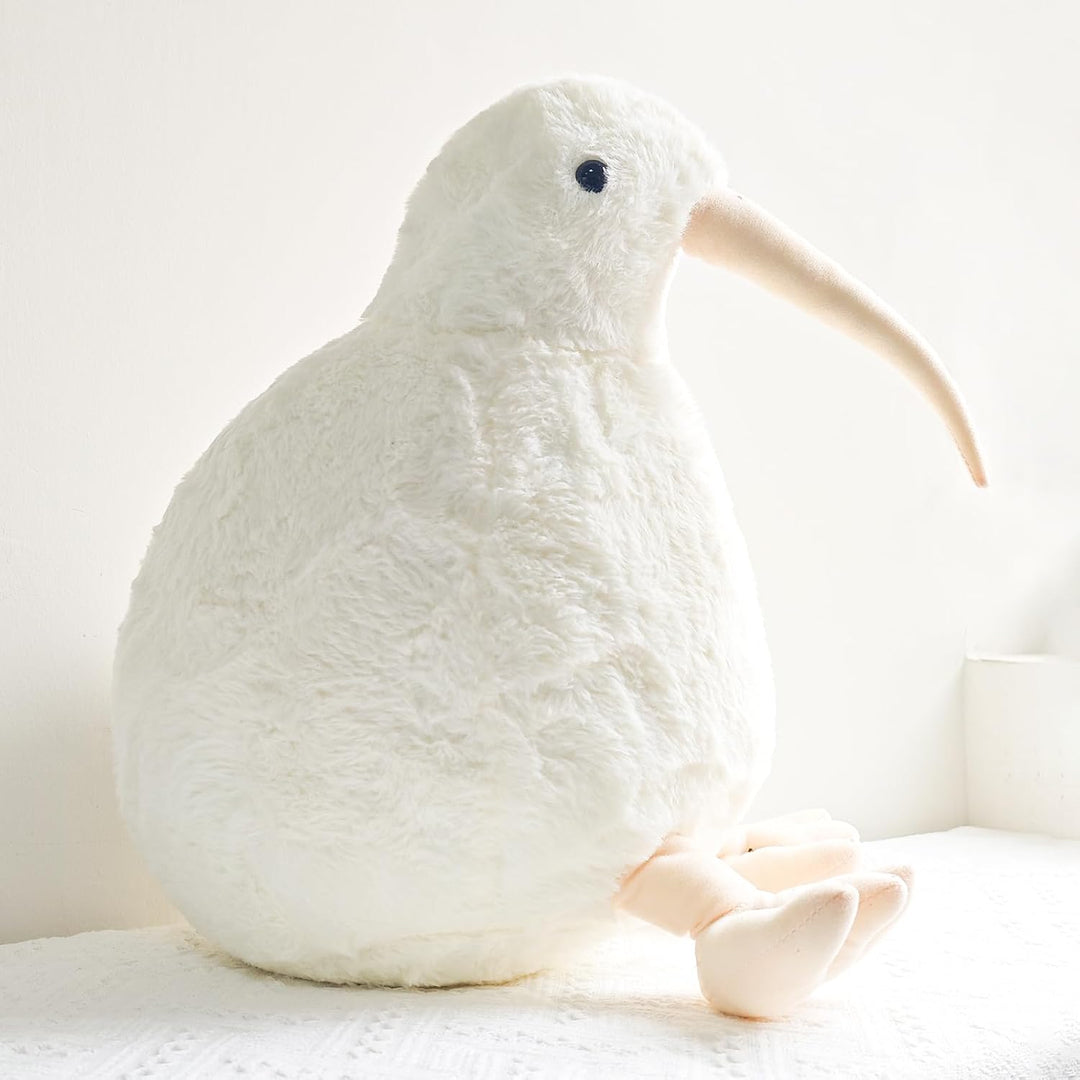 RejoyLix Kiwi Bird - Juguete de peluche de kiwi peludo, suave y esp...